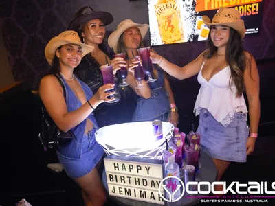 A professional photo of guests enjoying themselves at Cocktails Nightclub from our gallery.