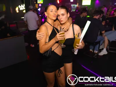 A professional photo of guests enjoying themselves at Cocktails Nightclub from our gallery.