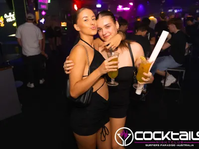 A professional photo of guests enjoying themselves at Cocktails Nightclub from our gallery.