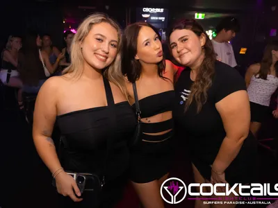 A professional photo of guests enjoying themselves at Cocktails Nightclub from our gallery.