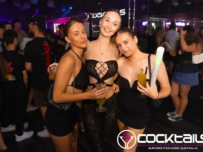 A professional photo of guests enjoying themselves at Cocktails Nightclub from our gallery.