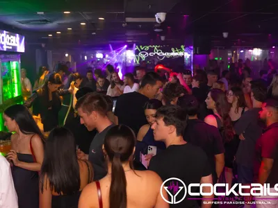 A professional photo of guests enjoying themselves at Cocktails Nightclub from our gallery.