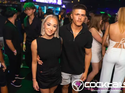 A professional photo of guests enjoying themselves at Cocktails Nightclub from our gallery.