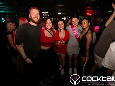 A professional photo of guests enjoying themselves at Cocktails Nightclub from our gallery.