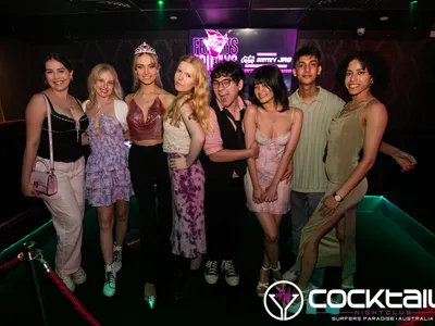 A professional photo of guests enjoying themselves at Cocktails Nightclub from our gallery.