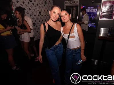 A professional photo of guests enjoying themselves at Cocktails Nightclub from our gallery.