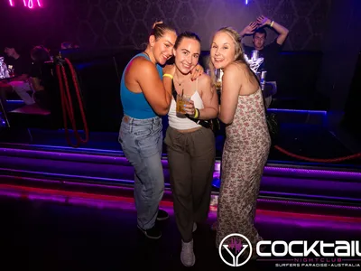 A professional photo of guests enjoying themselves at Cocktails Nightclub from our gallery.