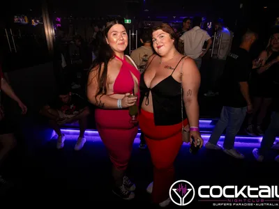 A professional photo of guests enjoying themselves at Cocktails Nightclub from our gallery.