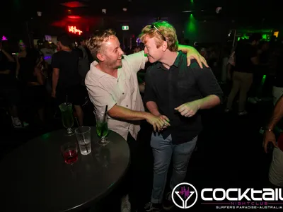 A professional photo of guests enjoying themselves at Cocktails Nightclub from our gallery.