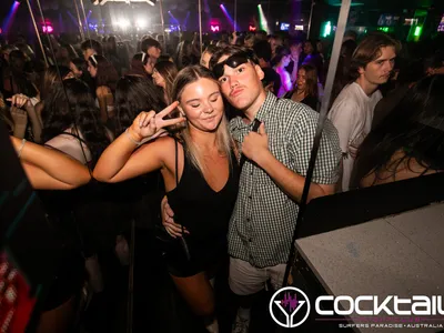 A professional photo of guests enjoying themselves at Cocktails Nightclub from our gallery.