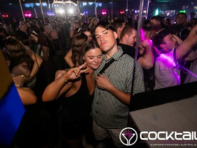 A professional photo of guests enjoying themselves at Cocktails Nightclub from our gallery.