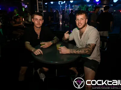 A professional photo of guests enjoying themselves at Cocktails Nightclub from our gallery.