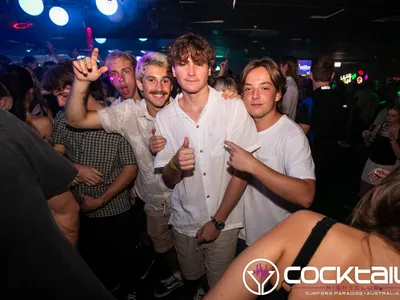 A professional photo of guests enjoying themselves at Cocktails Nightclub from our gallery.