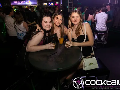 A professional photo of guests enjoying themselves at Cocktails Nightclub from our gallery.