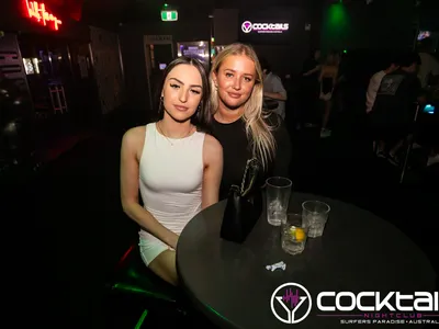 A professional photo of guests enjoying themselves at Cocktails Nightclub from our gallery.