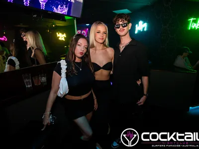 A professional photo of guests enjoying themselves at Cocktails Nightclub from our gallery.