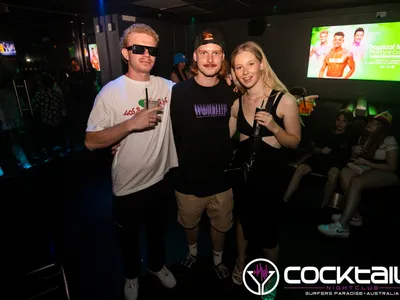 A professional photo of guests enjoying themselves at Cocktails Nightclub from our gallery.