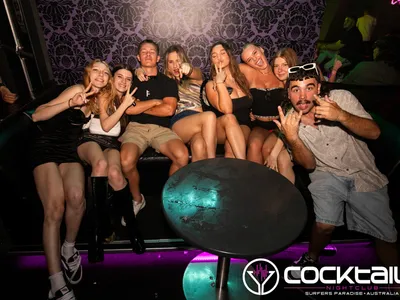 A professional photo of guests enjoying themselves at Cocktails Nightclub from our gallery.