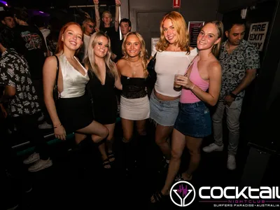 A professional photo of guests enjoying themselves at Cocktails Nightclub from our gallery.