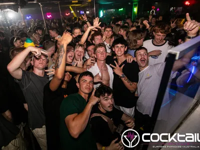 A professional photo of guests enjoying themselves at Cocktails Nightclub from our gallery.