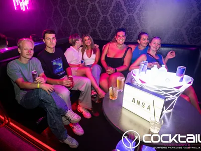 A professional photo of guests enjoying themselves at Cocktails Nightclub from our gallery.