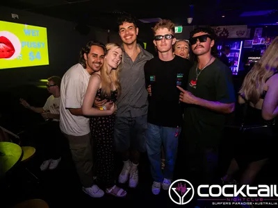 A professional photo of guests enjoying themselves at Cocktails Nightclub from our gallery.