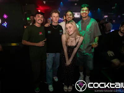 A professional photo of guests enjoying themselves at Cocktails Nightclub from our gallery.