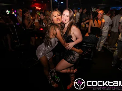 A professional photo of guests enjoying themselves at Cocktails Nightclub from our gallery.