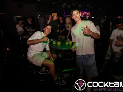 A professional photo of guests enjoying themselves at Cocktails Nightclub from our gallery.