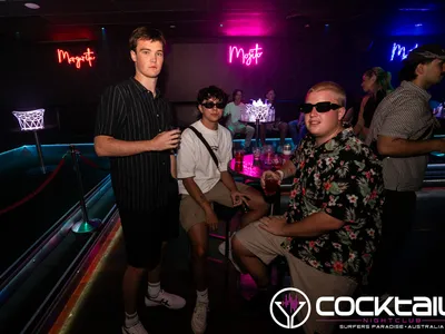 A professional photo of guests enjoying themselves at Cocktails Nightclub from our gallery.