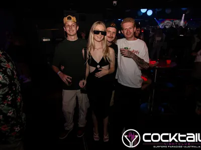 A professional photo of guests enjoying themselves at Cocktails Nightclub from our gallery.