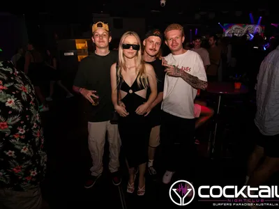 A professional photo of guests enjoying themselves at Cocktails Nightclub from our gallery.