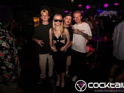 A professional photo of guests enjoying themselves at Cocktails Nightclub from our gallery.