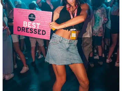 A professional photo of guests enjoying themselves at Cocktails Nightclub from our gallery.