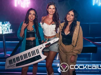 A professional photo of guests enjoying themselves at Cocktails Nightclub from our gallery.