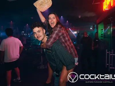 A professional photo of guests enjoying themselves at Cocktails Nightclub from our gallery.