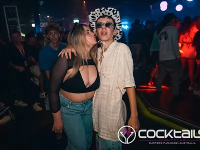 A professional photo of guests enjoying themselves at Cocktails Nightclub from our gallery.