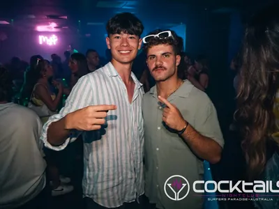 A professional photo of guests enjoying themselves at Cocktails Nightclub from our gallery.