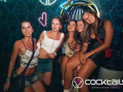 A professional photo of guests enjoying themselves at Cocktails Nightclub from our gallery.