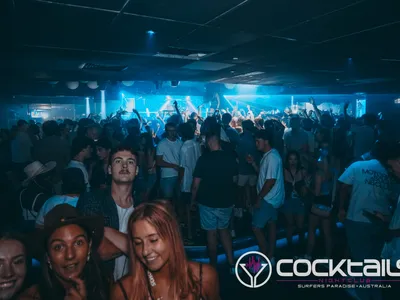 A professional photo of guests enjoying themselves at Cocktails Nightclub from our gallery.