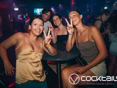 A professional photo of guests enjoying themselves at Cocktails Nightclub from our gallery.