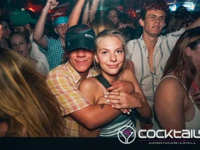 A professional photo of guests enjoying themselves at Cocktails Nightclub from our gallery.