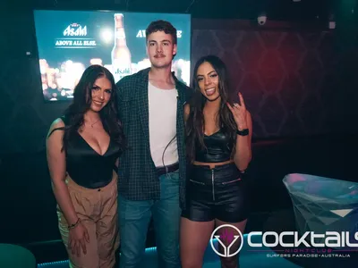 A professional photo of guests enjoying themselves at Cocktails Nightclub from our gallery.