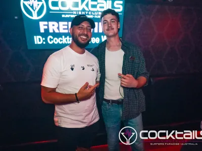 A professional photo of guests enjoying themselves at Cocktails Nightclub from our gallery.