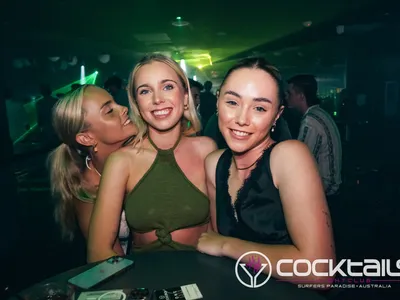 A professional photo of guests enjoying themselves at Cocktails Nightclub from our gallery.