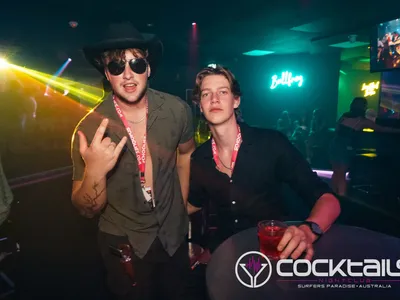 A professional photo of guests enjoying themselves at Cocktails Nightclub from our gallery.