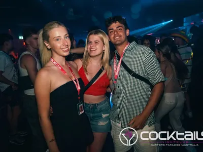 A professional photo of guests enjoying themselves at Cocktails Nightclub from our gallery.