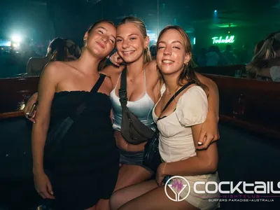 A professional photo of guests enjoying themselves at Cocktails Nightclub from our gallery.