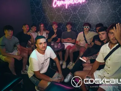 A professional photo of guests enjoying themselves at Cocktails Nightclub from our gallery.