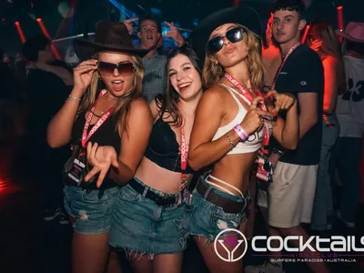 A professional photo of guests enjoying themselves at Cocktails Nightclub from our gallery.